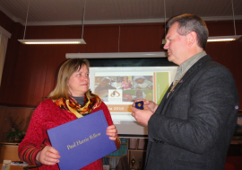 Ingrid Gurine Strand tildelt Rotarys PHF utmerkelse